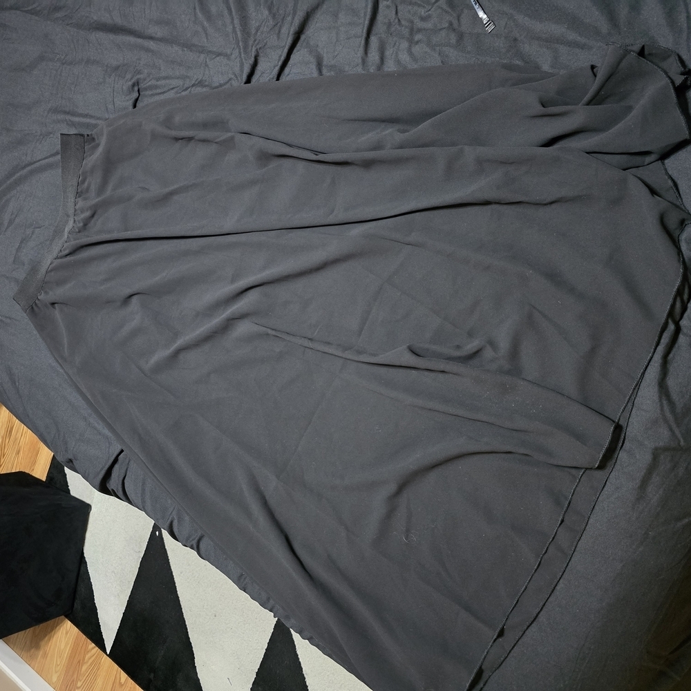 Black Chiffon Skirt, Medium